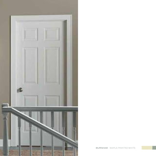 burnham maple painted white
 