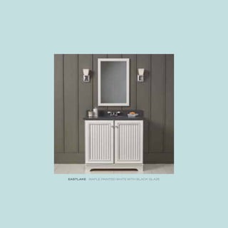 eastlake maple painted white with black glaze
 