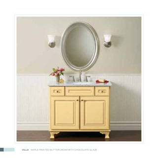 villa maple painted buttercream with chocolate glaze
 