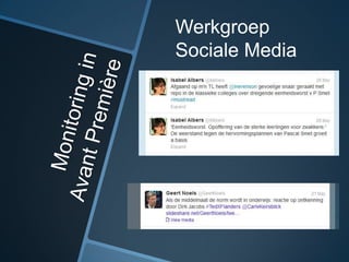 Werkgroep
Sociale Media
 