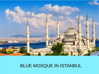 BLUE MOSQUE IN ISTANBUL
 