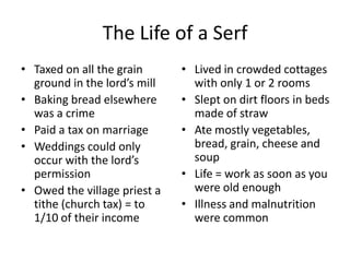 Feudalism - Middle Ages II