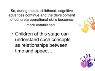 cognitive development during childhood