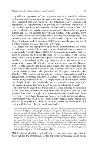 Middle classes and the environment | PDF