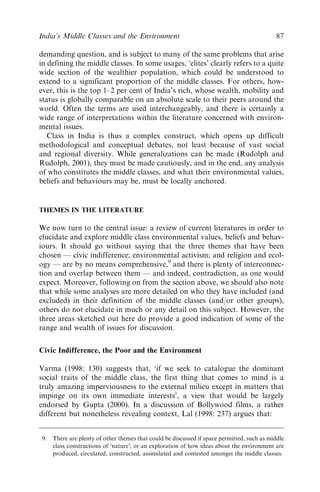 Middle classes and the environment | PDF