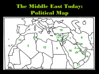 Middle East Physical Features Geography PowerPoint | PPT