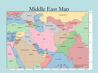 Middle East Map 