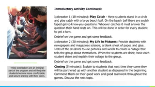 Middle school mentorship program | PPTX