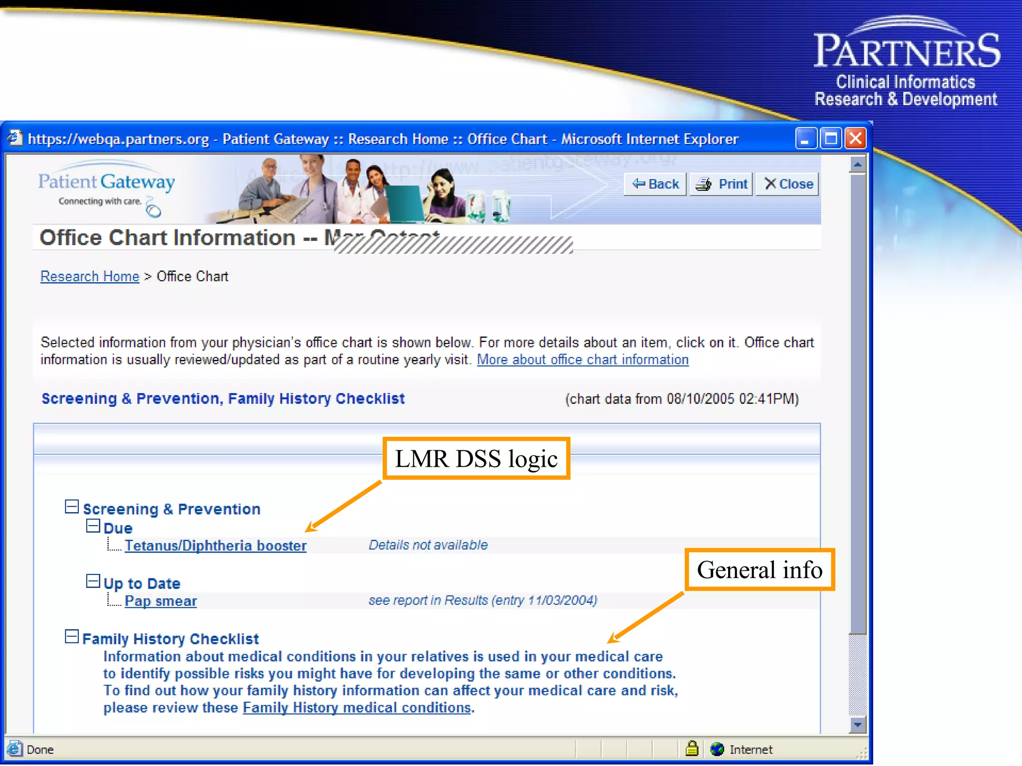 LMR DSS logic General info 