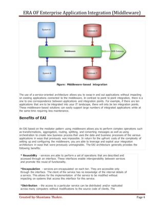 Enterprise Application integration (middleware) concepts | DOCX