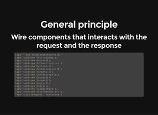 Middleware PHP - A simple micro-framework | PPT