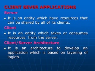 N - Tier Applications, Enterprise Java Beans, Component technologies | PPT