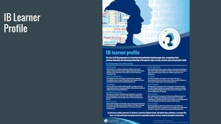 IB Learner
Profile
 