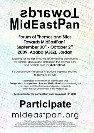MidEastPan Invitation
