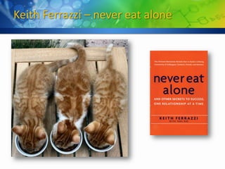 Keith Ferrazzi – never eat alone
 