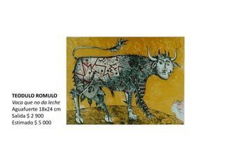 Catálogo de la Subasta de Arte Contemporáneo de Fundación Mídete