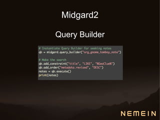 Midgard2

Query Builder
 