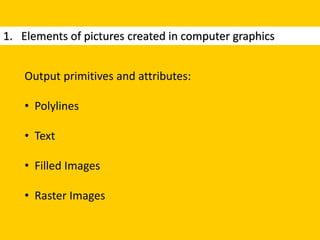 Computer graphics CS | PPT