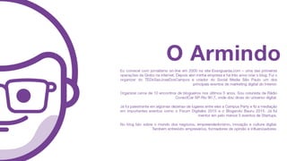 Midia kit Blog do Armindo