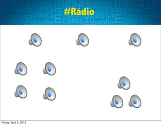 #Rádio




Friday, April 5, 2013
 