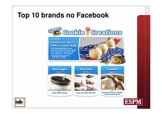 Top 10 brands no Facebook
 