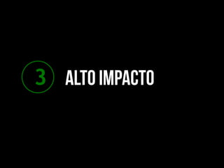 3 Alto impacto
 