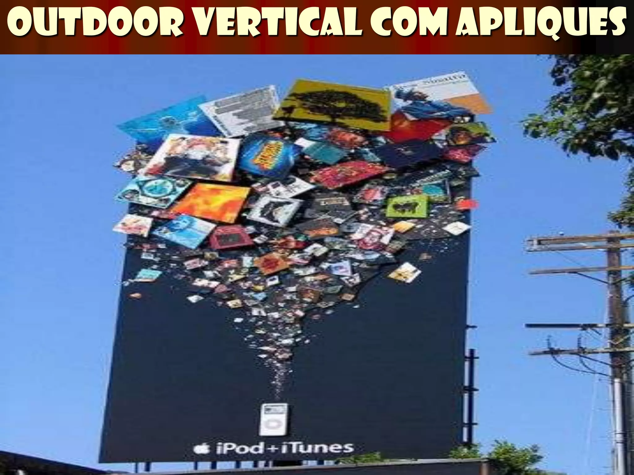 Outdoor vertical com apliques 