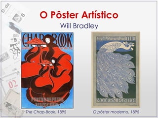 O Pôster Artístico Will Bradley The Chap-Book , 1895 O pôster moderno , 1895 