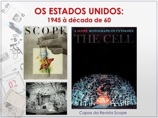 OS ESTADOS UNIDOS: 1945 à década de 60 Capas da Revista Scope 