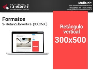 Mídia kit Blog Profissional de E-commerce