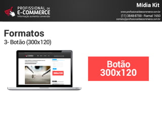 Mídia kit Blog Profissional de E-commerce