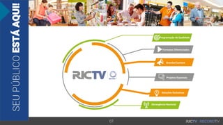Programação de Qualidade
Abrangência Nacional
Soluções Exclusivas
Branded Content
Formatos Diferenciados
Projetos Especiais
 