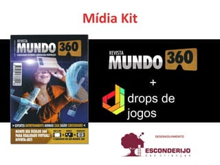Mídia Kit
drops de
jogos
+
DESENVOLVIMENTO
 