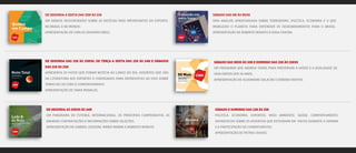 DE SEGUNDA A SEXTA DAS 20H ÀS 21H
UM DEBATE DESCONTRAÍDO SOBRE AS NOTÍCIAS MAIS IMPORTANTES DO ESPORTE,
NO BRASIL E NO MUNDO.
APRESENTAÇÃO DE CARLOS EDUARDO EBOLI.
SÁBADO DAS 9H ÀS 9H30
UMA ANÁLISE APROFUNDADA SOBRE TERRORISMO, POLÍTICA, ECONOMIA E O QUE
MOBILIZOU O PLANETA PARA ENTENDER OS DESDOBRAMENTOS PARA O BRASIL.
APRESENTAÇÃO DE ROBERTO NONATO E GUGA CHACRA.
DE SEGUNDA DAS 21H ÀS 23H30, DE TERÇA A SEXTA DAS 21H ÀS 24H E SÁBADOS
DAS 21H ÀS 23H
APRESENTA OS FATOS QUE FORAM NOTÍCIA AO LONGO DO DIA, ASSUNTOS QUE VÃO
DA LITERATURA AOS ESPORTES E CONVIDADOS PARA ENTREVISTAS AO VIVO SOBRE
TEMAS DE CULTURA E COMPORTAMENTO.
APRESENTAÇÃO DE TANIA MORALES.
SÁBADO DAS 9H30 ÀS 10H E DOMINGO DAS 21H ÀS 21H30
UM PROGRAMA QUE ABORDA TEMAS PARA PRESERVAR A SAÚDE E A QUALIDADE DE
VIDA DEPOIS DOS 50 ANOS,
APRESENTAÇÃO DE ALEXANDRE KALACHE E DÉBORA FREITAS.
DE SEGUNDA AS 23H30 ÀS 24H
UM PANORAMA DO FUTEBOL INTERNACIONAL. OS PRINCIPAIS CAMPEONATOS, AS
GRANDES CONTRATAÇÕES E INFORMAÇÕES SOBRE SELEÇÕES.
APRESENTAÇÃO DE GABRIEL DUDZIAK, MÁRIO MARRA E ROBERTO NONATO.
SÁBADO E DOMINGO DAS 12H ÀS 15H
POLÍTICA, ECONOMIA, ESPORTES, MEIO AMBIENTE, SAÚDE, COMPORTAMENTO.
ENTREVISTAS SOBRE OS ASSUNTOS QUE ESTIVERAM EM PAUTA DURANTE A SEMANA
E A PARTICIPAÇÃO DE COMENTARISTAS.
APRESENTAÇÃO DE PETRIA CHAVES.
 