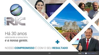 NOSSO COMPROMISSO É COM O SEU RESULTADO
Há 30 anos
valorizando a nossa terra
e a nossa gente.
0505
 