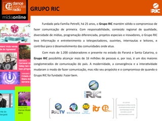 Grupo Globo - Mídia e Conteúdo