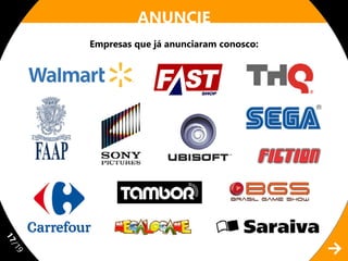 ANUNCIE
     Empresas que já anunciaram conosco:
11
/1
 9
 