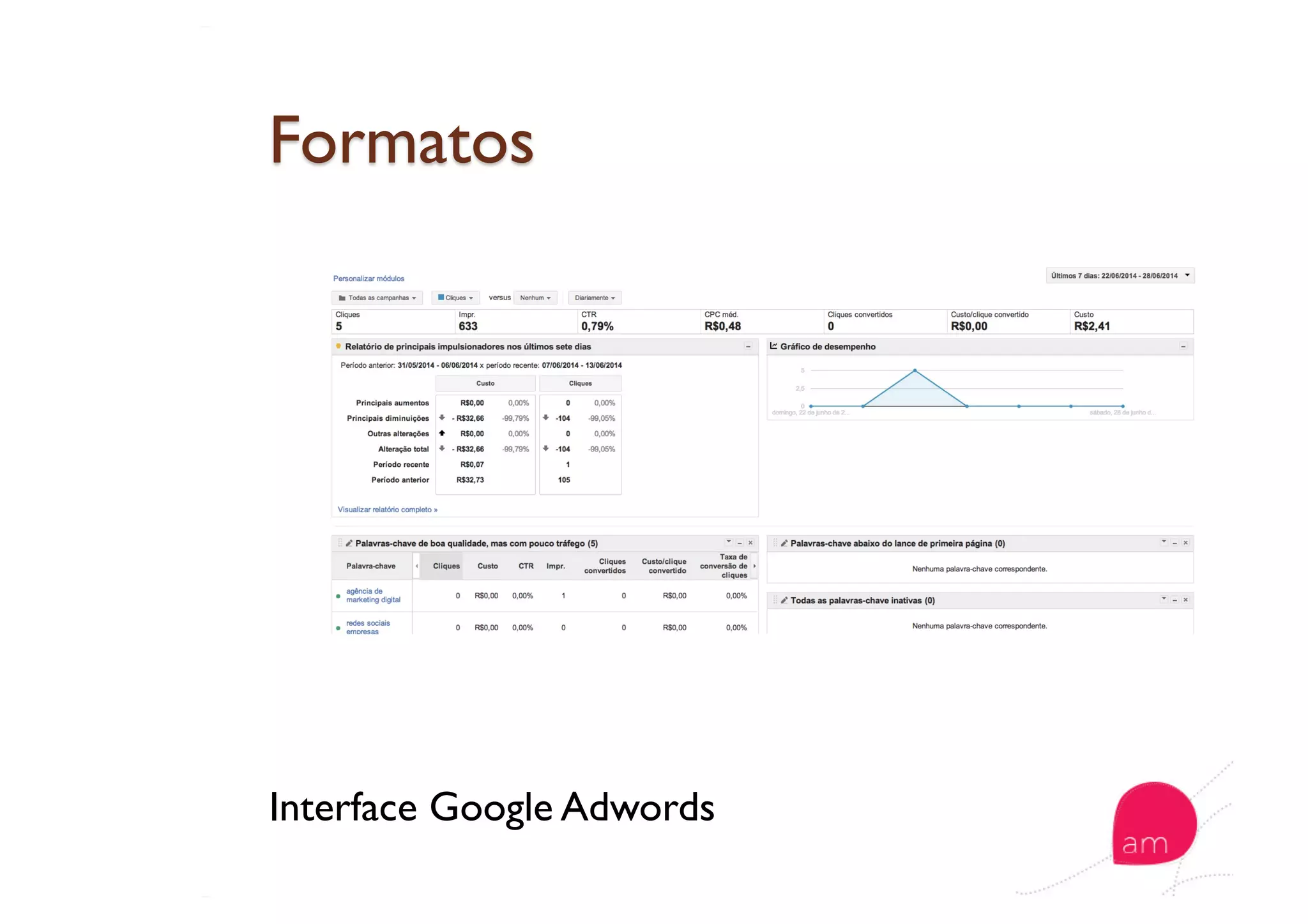 Interface Google Adwords
 