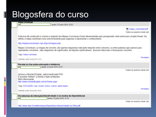 Blogosfera do curso 