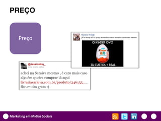 PREÇO


     Preço




Marketing em Mídias Sociais
 