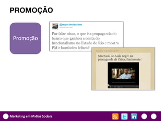 PROMOÇÃO


  Promoção




Marketing em Mídias Sociais
 