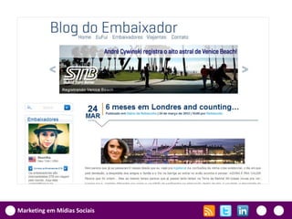 Marketing em Mídias Sociais
 
