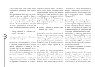 Estado de São Paulo, como origem das do      do pessoal e trajetória política. Esta trajetó-   e na articulação com as ferramentas de
      governo Lula, tomando-as como obra de        ria, no entanto, deveria estar associada, em      internet). Sua militância de internet re-
      Serra.                                       uma continuidade narrativa, aos seguintes         produziu o cenário midiático e aprofun-
      Já a campanha de Dilma, enfocou: conti-      valores: competência administrativa; força        dou os sintomas de ataque a figura de
      nuidade prospectiva, traduzida no discurso   pessoal (luta contra a ditadura); confiança       Dilma e do PT.
      do projeto de governo (discurso objetivo)    pessoal de Lula; mãe do PAC e de outros
      e em apresentação didática e separada por    programas de Lula; principal assessora de         Quanto a Dilma, denotou-se um discurso
      temas e spots. A própria narrativa discur-   Lula, competência para continuar a plata-         caracterizado por uma continuidade basea-
      siva era a de uma continuidade, somatória    forma de governo.                                 da numa seqüência temporal, identificação
      de temas e apresentação de problemas por                                                       de temas, separação de discursos por região
      região (extremamente racional e didático).   • Quanto à retórica da imagem (vídeo,             do Brasil: a) de realizações do governo Lula;
                                                     imagem, som e texto):                           b) da trajetória política da candidata; c) dos
      • Quanto à imagem do candidato (cate-                                                          projetos que continuariam ou avançariam.
          goria de curto prazo):                    Quanto a Serra, percebia-se um discurso di-      Sua militância se caracterizou por uma con-
                                                    fuso que mesclava, em um mesmo momen-            traposição ao discurso midiático com um
156   A campanha de Serra buscou enfocou com to, elementos da imagem pessoal, cenas de               acompanhamento simultâneo das pautas.
      mais ênfase esta categoria.                   contato com populares e o candidato, pro-        Ocorreu uma forte articulação colaborativa
                                                    postas pontuais de governo, comparativos         entre a campanha de Dilma, que fornecia
      Ocorreu um forte apelo retórico de vídeo com Lula e ao fim do primeiro turno e iní-            conteúdos específicos para blogueiros e in-
      e conteúdos visando suavizar sua imagem cio do segundo, ataques a pessoa de Dil-               teragia com os mesmos.
      pessoal e aproximá-la ao carisma de Lula. ma.                                                  Para Serra emoção constrangia racionalida-
      Ocorreu, também, uma insistência na ca-                                                        de, para Dilma complementava.
      racterística de político experiente (ex-mi- Na internet, seu sítio se constituía em
      nistro do planejamento e da saúde, pai dos uma imagem única (não dividida em cai-              Uma coisa denotou-se ao fim do certame
      genéricos), comparando com Dilma.             xas) contínuo de ícones brasileiros, com         eleitoral, o segundo turno se viabilizou
                                                    apelo emocional, mas com pouca articu-           mais uma vez, em virtude de um inciden-
      Para a candidata petista, no entanto, essa lação informacional. Em verdade Serra               te midiático escandaloso (efeito de curto
      categoria serviu para explicar quem era Dil- apostou menos na racionalização e mais            prazo), nos últimos dias do primeiro tur-
      ma, a partir de características de seu passa- na mescla entre emoção e razão (estética         no: as denúncias de favorecimento ilícito
 