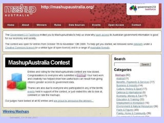 Salvador, 13-14 out 2011 http://mashupaustralia.org/ 