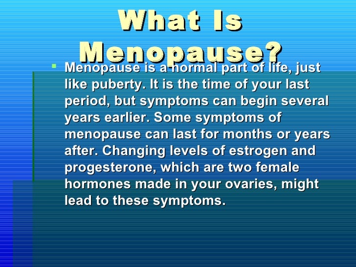 Menopause cause midlife crisis