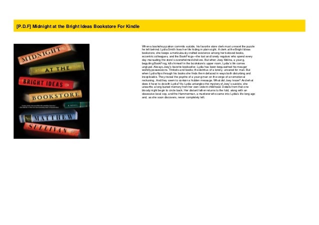 Midnight at the bright ideas bookstore pdf free download pdf Midnight at the bright ideas bookstore pdf free download pdf