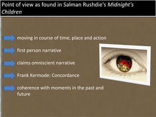 Narrative Technique in Salman Rushdie's Midnight Children | PPTX