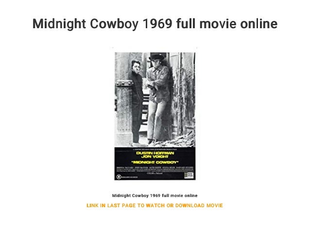 Midnight Cowboy 1969 Full Movie Online