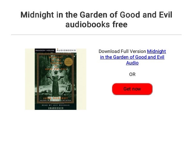 Midnight In The Garden Of Good And Evil Audiobooks Free