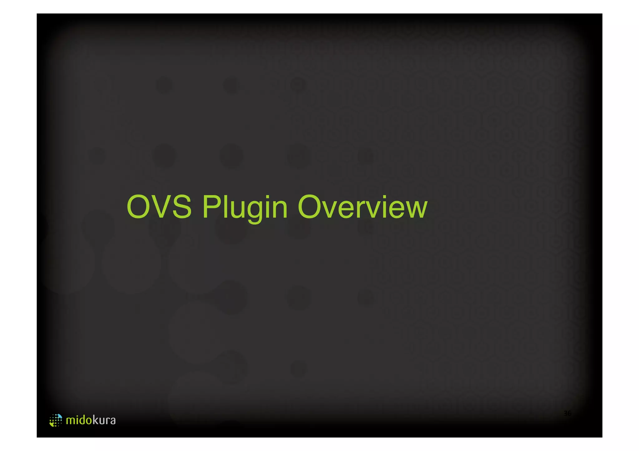 36 
OVS Plugin Overview# 
 